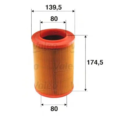 Воздушный фильтр VALEO купить