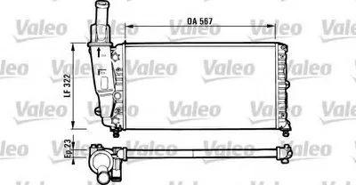 Радиатор, охлаждение двигателя VALEO купить