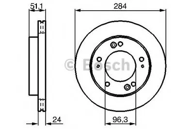 Тормозной диск BOSCH купить