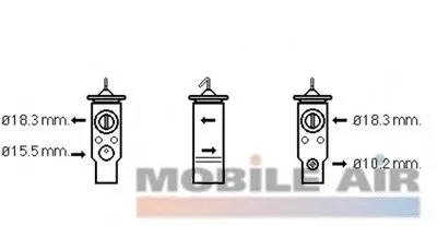 Расширительный клапан, кондиционер VAN WEZEL купить