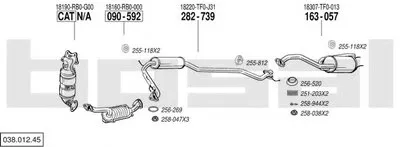 Система выпуска ОГ BOSAL купить