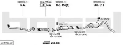 Система выпуска ОГ BOSAL купить