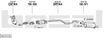 Система выпуска ОГ BOSAL купить