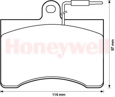 Комплект тормозных колодок, дисковый тормоз JURID купить