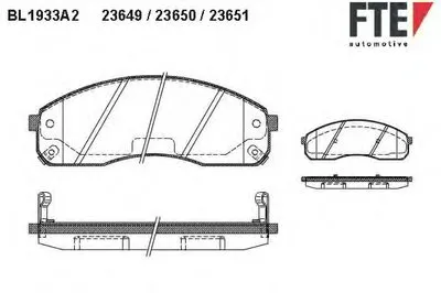 Комплект тормозных колодок, дисковый тормоз FTE купить