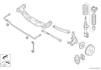 Рулевое управление; Подвеска колеса HERTH+BUSS JAKOPARTS купить