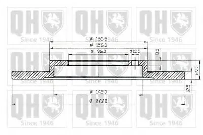 Тормозной диск QUINTON HAZELL купить