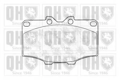 Комплект тормозных колодок, дисковый тормоз QUINTON HAZELL купить