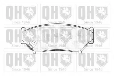 Комплект тормозных колодок, дисковый тормоз QUINTON HAZELL купить