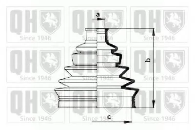 Комплект пылника, приводной вал QUINTON HAZELL купить