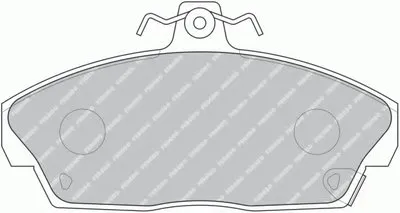 Комплект тормозных колодок, дисковый тормоз PREMIER FERODO купить