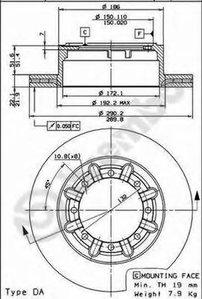 Тормозной диск AP купить