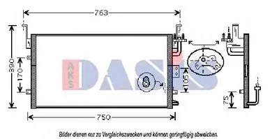 Конденсатор, кондиционер AKS DASIS купить