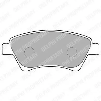 Комплект тормозных колодок, дисковый тормоз DELPHI купить