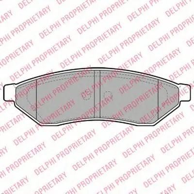 Комплект тормозных колодок, дисковый тормоз DELPHI купить