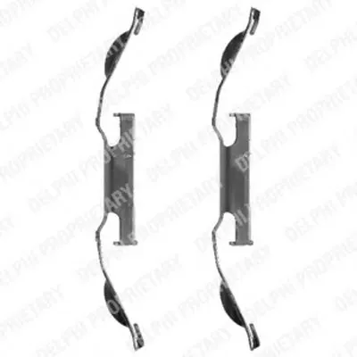 Комплектующие, колодки дискового тормоза DELPHI купить