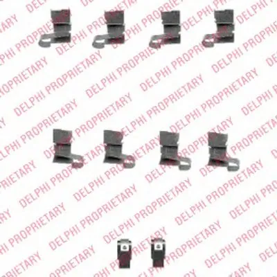 Комплектующие, колодки дискового тормоза DELPHI купить