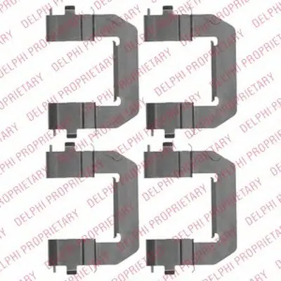 Комплектующие, колодки дискового тормоза DELPHI купить