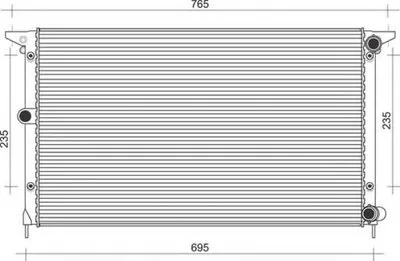 Радиатор, охлаждение двигателя MAGNETI MARELLI купить