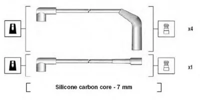 Комплект проводов зажигания MAGNETI MARELLI купить