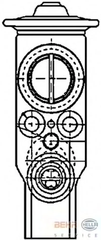 Расширительный клапан, кондиционер BEHR HELLA SERVICE купить