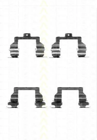 Комплектующие, колодки дискового тормоза TRISCAN купить