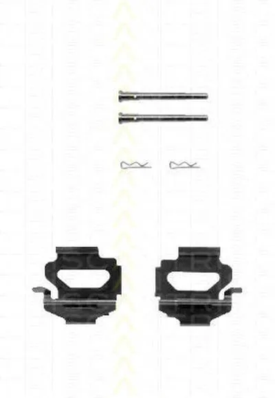 Комплектующие, колодки дискового тормоза TRISCAN купить