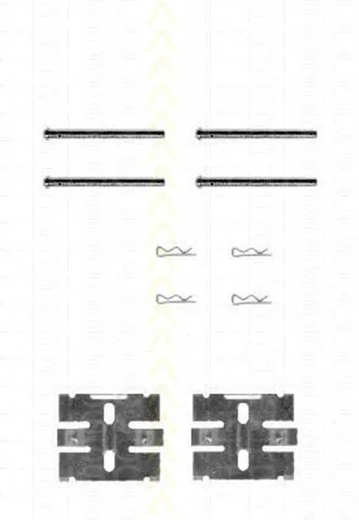 Комплектующие, колодки дискового тормоза TRISCAN купить