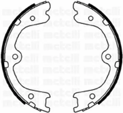 Комплект тормозных колодок, стояночная тормозная система METELLI купить