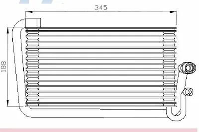 Испаритель, кондиционер NISSENS купить