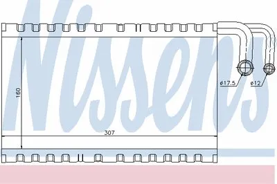 Испаритель, кондиционер NISSENS купить