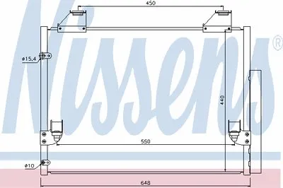 Конденсатор, кондиционер NISSENS купить