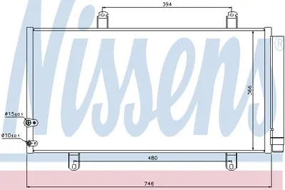Конденсатор, кондиционер NISSENS купить