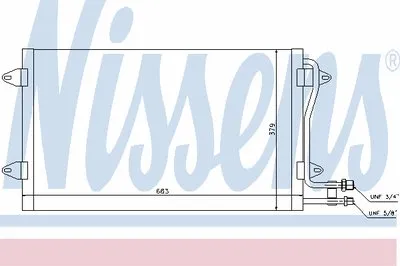 Конденсатор, кондиционер NISSENS купить