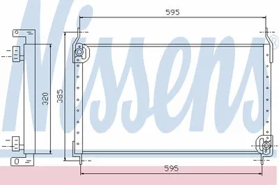 Конденсатор, кондиционер NISSENS купить