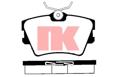 Комплект тормозных колодок, дисковый тормоз NK купить