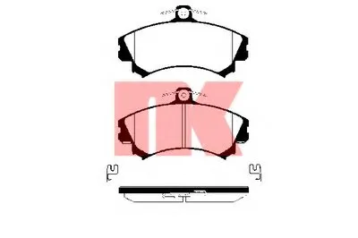 Комплект тормозных колодок, дисковый тормоз NK купить