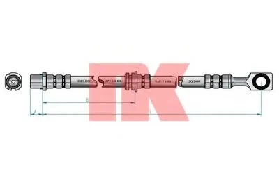 Тормозной шланг NK купить