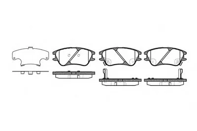 Комплект тормозных колодок, дисковый тормоз REMSA купить