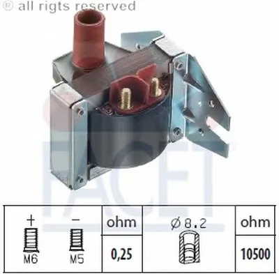 Катушка зажигания FACET купить