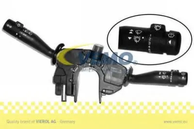 Выключатель, головной свет; Переключатель указателей поворота; Указатель аварийной сигнализации; Переключатель стеклоочистителя; Переключатель управления, сист. регулирования скорости; Выключатель на колонке рулевого управления VEMO купить