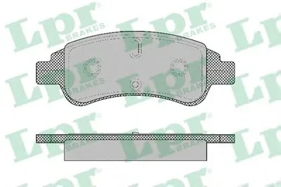 Комплект тормозных колодок, дисковый тормоз LPR купить