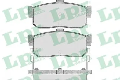Комплект тормозных колодок, дисковый тормоз LPR купить