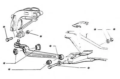 Комлектующее руля, подвеска колеса OCAP купить