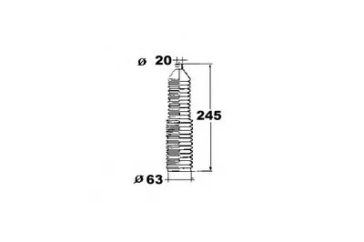 Пыльник, рулевое управление OCAP купить