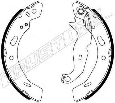 Комплект тормозных колодок TRUSTING купить