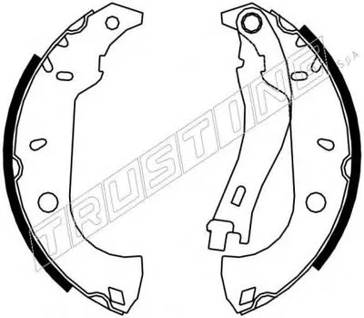 Комплект тормозных колодок REPARATION KIT TRUSTING купить