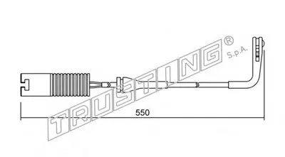 Сигнализатор, износ тормозных колодок TRUSTING купить