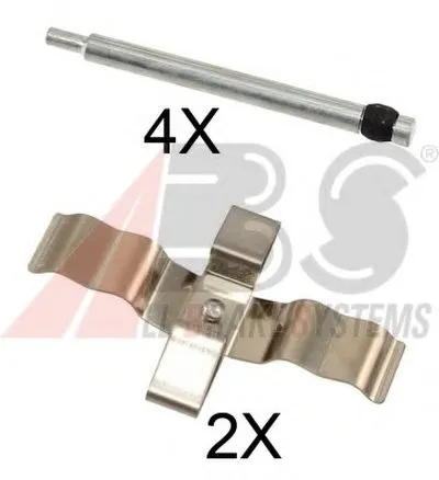 Комплектующие, колодки дискового тормоза A.B.S. купить