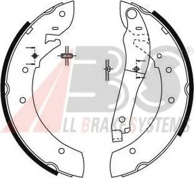 Комплект тормозных колодок A.B.S. купить